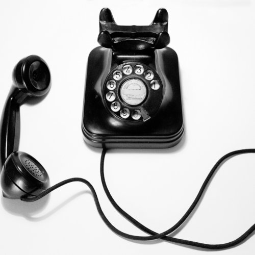 photograph of a 70's telephone
